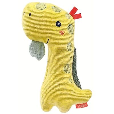 Fehn Stabgreifling Dino Kuscheltier-Greifling zum Rasseln, Quietschen, Fühlen, Spielen ein treuer Begleiter für Babys und Kleinkinder ab 0 Monaten Fehn Stabgreifling Dino Kuscheltier-Greifling zum Rasseln, Quietschen, Fühlen, Spielen ein treuer Begleiter für Babys und Kleinkinder ab 0 Monaten