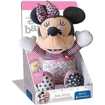 Clementoni Baby Minnie dorme consigo peluche bebé interativo para dormir a partir de 6 meses () Clementoni Baby Minnie dorme consigo peluche bebé interativo para dormir a partir de 6 meses ()