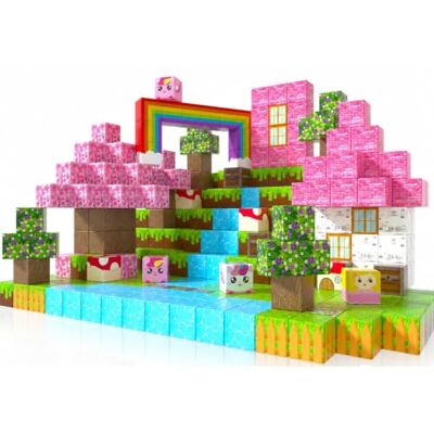 Annexfun Blocos magnéticos construção crianças 100 peças tema unicórnio Magnético de sonho de unicórnios, brinquedo magnético blocos de construção educacional presente para meninas 4-8 anos Annexfun Blocos magnéticos construção crianças 100 peças tema unicórnio Magnético de sonho de unicórnios, brinquedo magnético blocos de construção educacional presente para meninas 4-8 anos