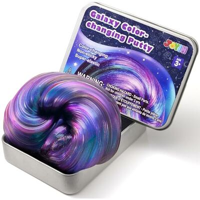 JOYIN Pasta galáctica que muda de cor, lima para crianças de 4,2 oz, pasta de terapia, brinquedos anti-stress para adultos, brinquedos sensoriais brancos para crianças JOYIN Pasta galáctica que muda de cor, lima para crianças de 4,2 oz, pasta de terapia, brinquedos anti-stress para adultos, brinquedos sensoriais brancos para crianças