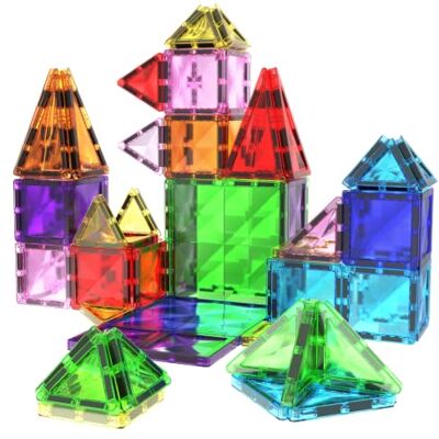 PicassoTiles 60 peças bloco de construção magnética mini série diamantes tamanho de viagem conjunto de brinquedos de construção ímã no polegar kit de aprendizagem Stem kit de jogo PicassoTiles 60 peças bloco de construção magnética mini série diamantes tamanho de viagem conjunto de brinquedos de construção ímã no polegar kit de aprendizagem Stem kit de jogo
