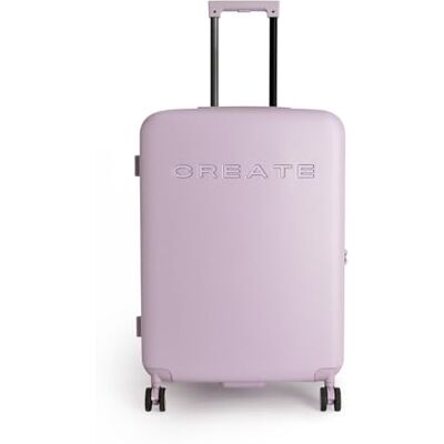 CREATE / Luggage Studio/Mala rígida de policarbonato lavanda / 47 x 27 x 66 cm / Cadeado TSA, 4 rodas duplas, organizador interior, cabo telescópico, materiais resistentes e duráveis CREATE / Luggage Studio/Mala rígida de policarbonato lavanda / 47 x 27 x 66 cm / Cadeado TSA, 4 rodas duplas, organizador interior, cabo telescópico, materiais resistentes e duráveis