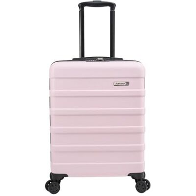 Cabin Max Anode mala de cabine 55 x 35 x 25 Trolley leve de concha dura, fechadura integrada, Air France, KLM, ITA, Transavia -44 L, ROSA Cabin Max Anode mala de cabine 55 x 35 x 25 Trolley leve de concha dura, fechadura integrada, Air France, KLM, ITA, Transavia -44 L, ROSA