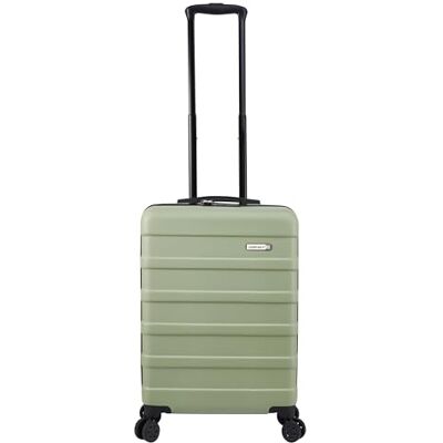 Cabin Max Anode mala cabine 55 x 35 x 25 Trolley leve de concha dura, fechadura integrada, Air France, KLM, ITA, Transavia 44 L (Bodo verde) Cabin Max Anode mala cabine 55 x 35 x 25 Trolley leve de concha dura, fechadura integrada, Air France, KLM, ITA, Transavia 44 L (Bodo verde)