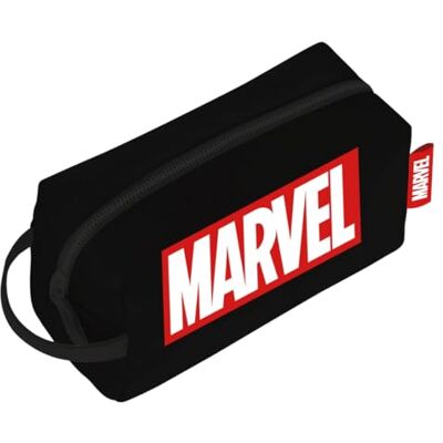 ARDITEX , Neceser de criança Marvel, bolsa de higiene para homem, estojo da Marvel com fecho de correr, impermeável, ideal para organizar produtos de higiene ou as suas pequenas coisas, 100% PU, 3 x 22 x 8 cm ARDITEX , Neceser de criança Marvel, bolsa de higiene para homem, estojo da Marvel com fecho de correr, impermeável, ideal para organizar produtos de higiene ou as suas pequenas coisas, 100% PU, 3 x 22 x 8 cm