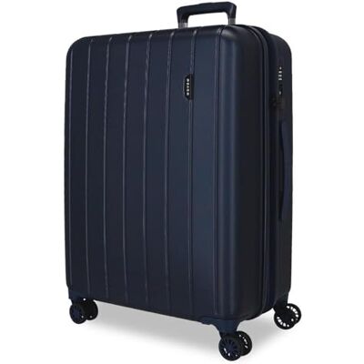 MOVOM Wood, Mala de Cabina, Equipagem, Interior com Dois Compartimentos, Fabricada em ABS Material Resistente e Leve, 4 Rodas Giratórias, Fecho de Combinação Lateral, Da Joumma Bags, MARINHO MOVOM Wood, Mala de Cabina, Equipagem, Interior com Dois Compartimentos, Fabricada em ABS Material Resistente e Leve, 4 Rodas Giratórias, Fecho de Combinação Lateral, Da Joumma Bags, MARINHO