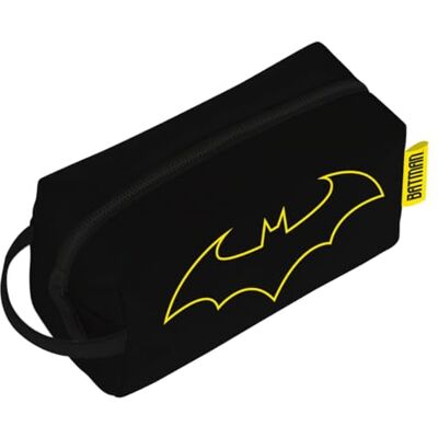 ARDITEX , Neceser Batman para criança, mala de higiene para homem, estojo de batman com fecho de correr, impermeável, ideal para organizar produtos de higiene ou as suas pequenas coisas, 100% poliuretano, 3 x 22 x 8 cm ARDITEX , Neceser Batman para criança, mala de higiene para homem, estojo de batman com fecho de correr, impermeável, ideal para organizar produtos de higiene ou as suas pequenas coisas, 100% poliuretano, 3 x 22 x 8 cm