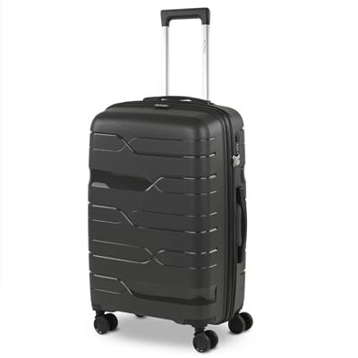 ITACA Mala média com 4 rodas giratórias para viagens longas tipo Trolley. Pode ITACA Mala média com 4 rodas giratórias para viagens longas tipo Trolley. Pode
