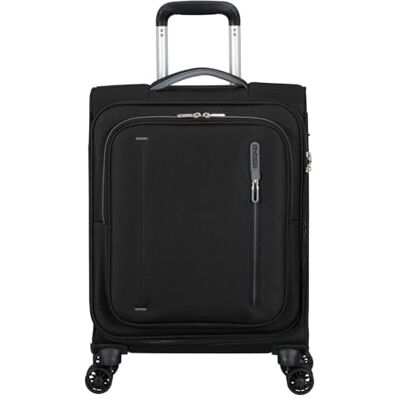 American Tourister Trolley Cloudrider Spinner TSA Jet preto 55 cm American Tourister Trolley Cloudrider Spinner TSA Jet preto 55 cm