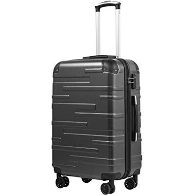 Coolife Conjunto de 3 malas, M+L+XL, capa rígida em ABS, com rodas e TSA Rodas silenciosas, fechos de correr YKK, cantos resistentes a impactos, para viagens familiares, estudos no estrangeiro Coolife Conjunto de 3 malas, M+L+XL, capa rígida em ABS, com rodas e TSA Rodas silenciosas, fechos de correr YKK, cantos resistentes a impactos, para viagens familiares, estudos no estrangeiro