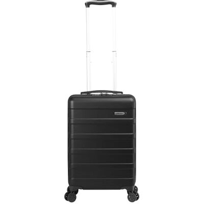 Cabin Max mala de cabine 55 x 35 x 25 Trolley leve de concha dura, fechadura integrada, Air France, KLM, ITA, Transavia -44 L, Preto, 55 x 35 x 25 cm Cabin Max mala de cabine 55 x 35 x 25 Trolley leve de concha dura, fechadura integrada, Air France, KLM, ITA, Transavia -44 L, Preto, 55 x 35 x 25 cm