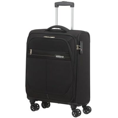 American Tourister Mala giratória Deep Dive cabine 55 cm, 38 l, preto, 132503, preto, M American Tourister Mala giratória Deep Dive cabine 55 cm, 38 l, preto, 132503, preto, M