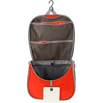 Sea to Summit TravellingLight Hanging Toiletry Bag, Organizador de viagem para homens e mulheres, Large, Spicy Orange Sea to Summit TravellingLight Hanging Toiletry Bag, Organizador de viagem para homens e mulheres, Large, Spicy Orange