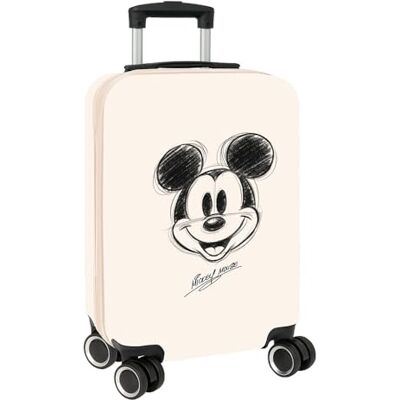 safta Mickey Mouse Baby Carrinho de cabine 20 polegadas, mala com rodas, cadeado de segurança, mala leve, 34,5 x 20 x 55 cm safta Mickey Mouse Baby Carrinho de cabine 20 polegadas, mala com rodas, cadeado de segurança, mala leve, 34,5 x 20 x 55 cm