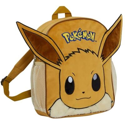 Pokémon Mochila mala Eevee peluche 3D personagem crianças mochila escolar bolsa para almoço e livros Pokémon Mochila mala Eevee peluche 3D personagem crianças mochila escolar bolsa para almoço e livros