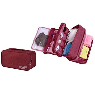Bansga Armazenamento impermeável saco de viagem organizador para sutiãs, roupa interior, artigos, etc. Acessórios de viagem Bansga Armazenamento impermeável saco de viagem organizador para sutiãs, roupa interior, artigos, etc. Acessórios de viagem