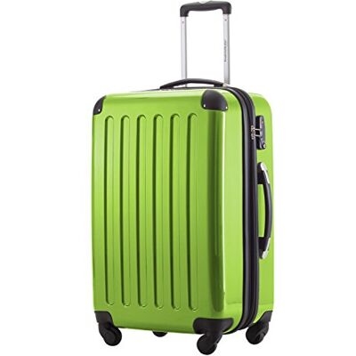 HAUPTSTADTKOFFER Alex Trolley rígido com fecho TSA, Verde maçã, Bagagem de mão HAUPTSTADTKOFFER Alex Trolley rígido com fecho TSA, Verde maçã, Bagagem de mão