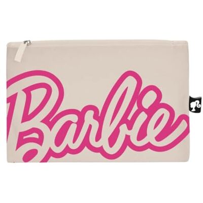 ARDITEX , Neceser, bolsa de sanita, precisa de tecido com fecho de correr, ideal para organizar cosméticos ou pequenas coisas, algodão resistente, 22,5 x 16 cm, Bege, Barbie ARDITEX , Neceser, bolsa de sanita, precisa de tecido com fecho de correr, ideal para organizar cosméticos ou pequenas coisas, algodão resistente, 22,5 x 16 cm, Bege, Barbie