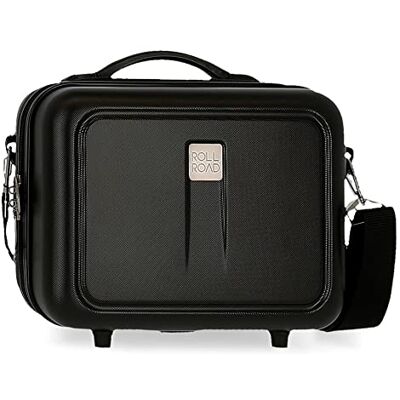 ROLL ROAD Camboja Necesseres de viagem, 29 x 21 x 15 cm rígido ABS 9,14 L 0,63 kg, Preto, Neceser ROLL ROAD Camboja Necesseres de viagem, 29 x 21 x 15 cm rígido ABS 9,14 L 0,63 kg, Preto, Neceser