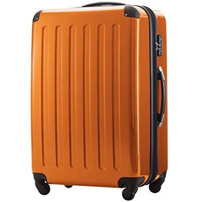 HAUPTSTADTKOFFER Alex Trolley rígido com fecho TSA, Laranja, Bagagem de mão HAUPTSTADTKOFFER Alex Trolley rígido com fecho TSA, Laranja, Bagagem de mão