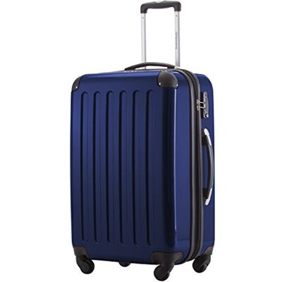 HAUPTSTADTKOFFER Alex Trolley rígido com fecho TSA, Azul escuro, Bagagem de mão HAUPTSTADTKOFFER Alex Trolley rígido com fecho TSA, Azul escuro, Bagagem de mão