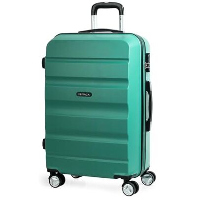 ITACA Conjunto de malas de viagem rígidas 4 rodas lisas Trolley 55/67/77 cm ABS. Prático e leve. Pequena cabine média e grande XL. Qualidade da marca e garantia. T71600, Água-Marinha, M, Casual ITACA Conjunto de malas de viagem rígidas 4 rodas lisas Trolley 55/67/77 cm ABS. Prático e leve. Pequena cabine média e grande XL. Qualidade da marca e garantia. T71600, Água-Marinha, M, Casual