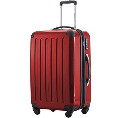 HAUPTSTADTKOFFER Alex Trolley rígido com fecho TSA, Vermelho, Bagagem de mão HAUPTSTADTKOFFER Alex Trolley rígido com fecho TSA, Vermelho, Bagagem de mão