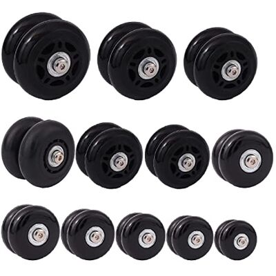 ICTRONIX par de Equipagem, maleta Wheels Roda de Substituição para Mala de Equipagem 45mm x 19mm ICTRONIX par de Equipagem, maleta Wheels Roda de Substituição para Mala de Equipagem 45mm x 19mm