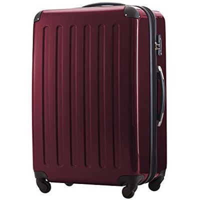 HAUPTSTADTKOFFER Alex Trolley rígido com fecho TSA, Borgonha, Bagagem de mão HAUPTSTADTKOFFER Alex Trolley rígido com fecho TSA, Borgonha, Bagagem de mão