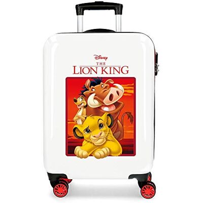 Disney O rei leão Simba & Friends mala infantil rígida fecho de combinação lateral 4 rodas bagagem de mão é feita de ABS, um material rígido e leve., Mala Disney O rei leão Simba & Friends mala infantil rígida fecho de combinação lateral 4 rodas bagagem de mão é feita de ABS, um material rígido e leve., Mala