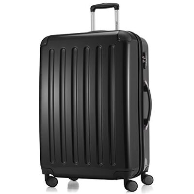 HAUPTSTADTKOFFER Alex R2 Malas rígidas, Trolley, bagagem de viagem mate, conjunto de viagem, 4 rodas duplas, Preto, Mala grande HAUPTSTADTKOFFER Alex R2 Malas rígidas, Trolley, bagagem de viagem mate, conjunto de viagem, 4 rodas duplas, Preto, Mala grande