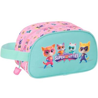 safta SUPERKITTIES Necesser escolar infantil médio com alça, necessidade de criança, adaptável ao carro, fácil de limpar, confortável e versátil, qualidade e resistência, 26 x 12 x 15 cm safta SUPERKITTIES Necesser escolar infantil médio com alça, necessidade de criança, adaptável ao carro, fácil de limpar, confortável e versátil, qualidade e resistência, 26 x 12 x 15 cm