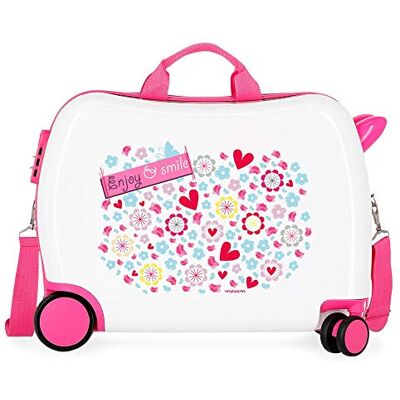 MOVOM Happy Time Mala infantil multicor 50 x 38 x 20 cm rígida ABS fecho combinação 34 L 2,1 kg 4 rodas bagagem de mão MOVOM Happy Time Mala infantil multicor 50 x 38 x 20 cm rígida ABS fecho combinação 34 L 2,1 kg 4 rodas bagagem de mão
