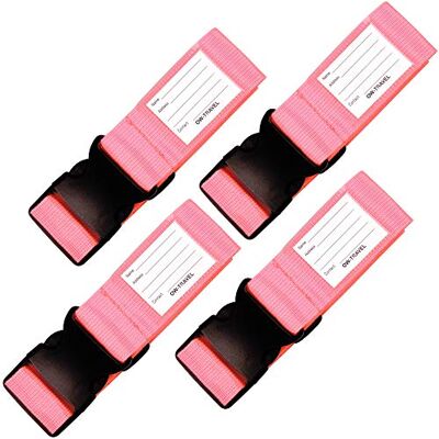 OW-Travel Fita para malas de viagem. Correia mala resistente fita mala de segurança. Fácil de localizar correias malas viagem com etiqueta. Correia de bagagem Luggage Strap OW-Travel Fita para malas de viagem. Correia mala resistente fita mala de segurança. Fácil de localizar correias malas viagem com etiqueta. Correia de bagagem Luggage Strap