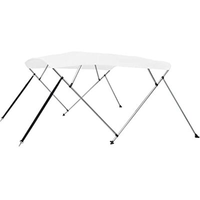 vidaXL Vida XL Toldo Bimini de 4 arcos branco, 243 x 196 x 137 cm vidaXL Vida XL Toldo Bimini de 4 arcos branco, 243 x 196 x 137 cm