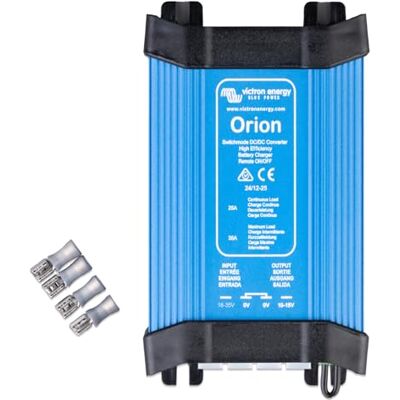 Victron Energy Orion IP20 24/12-Volts 25 Amperes Conversor DC para DC Não Isolado, Alta Potência Victron Energy Orion IP20 24/12-Volts 25 Amperes Conversor DC para DC Não Isolado, Alta Potência
