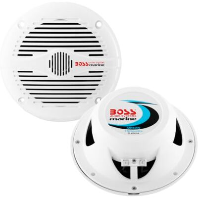 Boss 153- Altavoces 2 Vías, 133 mm, Color Blanco Boss 153- Altavoces 2 Vías, 133 mm, Color Blanco