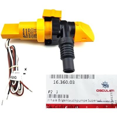 Osculati Whale Pompa porão Smart 650 2 V Supersub Smart submers. Bilge Pump 650 2 V Osculati Whale Pompa porão Smart 650 2 V Supersub Smart submers. Bilge Pump 650 2 V