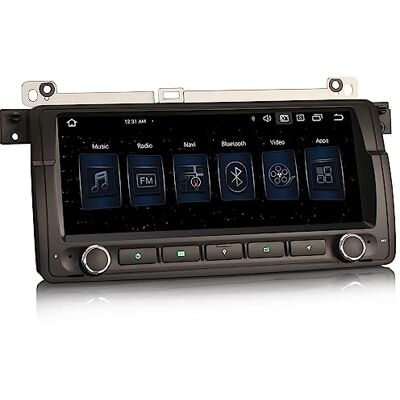 erisin 8,8" Android 16 rádio carro para BMW série 3 E46 Rover 75 M3 MG ZT Carplay Android Auto GPS Navegador DSP Bluetooth WiFi Dab TPMS 8-Core 4 GB RAM + 64 GB ROM erisin 8,8" Android 16 rádio carro para BMW série 3 E46 Rover 75 M3 MG ZT Carplay Android Auto GPS Navegador DSP Bluetooth WiFi Dab TPMS 8-Core 4 GB RAM + 64 GB ROM