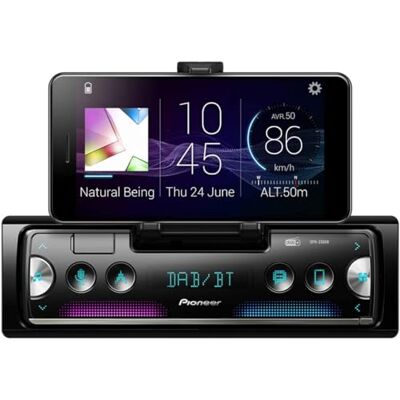 Pioneer SPH-20DAB com antena incluída recetor de 1-DIN de última geração com rádio DAB / DAB + digital, Bluetooth, USB e Spotify, conecta-se ao iPhone e dispositivos Android Pioneer SPH-20DAB com antena incluída recetor de 1-DIN de última geração com rádio DAB / DAB + digital, Bluetooth, USB e Spotify, conecta-se ao iPhone e dispositivos Android