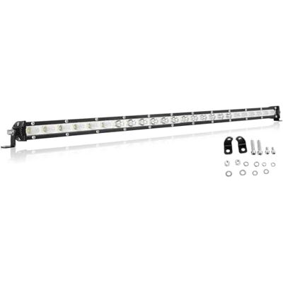 Willpower Barra LED 120 W 64 cm barras de luz de trabalho fila única combinação de ponto inundação 12 V 24 V 6000 K farol LED IP67 impermeável holofote LED carro 4 x 4 trator caminho barco ATV UTV SUV Unica Fila, IP67 Impermeable, 6000K Blanco, para Tra Willpower Barra LED 120 W 64 cm barras de luz de trabalho fila única combinação de ponto inundação 12 V 24 V 6000 K farol LED IP67 impermeável holofote LED carro 4 x 4 trator caminho barco ATV UTV SUV Unica Fila, IP67 Impermeable, 6000K Blanco, para Tra