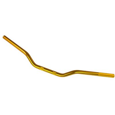 A-pro Guiador de alumínio Moto Scooter Custom Naked diâmetro 22 mm dourado A-pro Guiador de alumínio Moto Scooter Custom Naked diâmetro 22 mm dourado