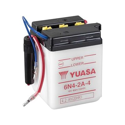 Yuasa Bateria 6N4-2A-4 aberta sem ácido Yuasa Bateria 6N4-2A-4 aberta sem ácido