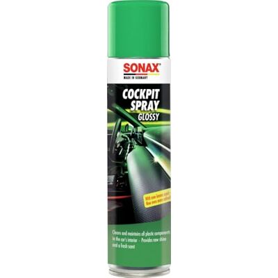 SONAX Limpa painéis lemon-fresh (400 ml) protege plásticos interiores Limpa e protege plásticos, repele o pó e deixa um aroma fresco de limão no carro. SONAX Limpa painéis lemon-fresh (400 ml) protege plásticos interiores Limpa e protege plásticos, repele o pó e deixa um aroma fresco de limão no carro.