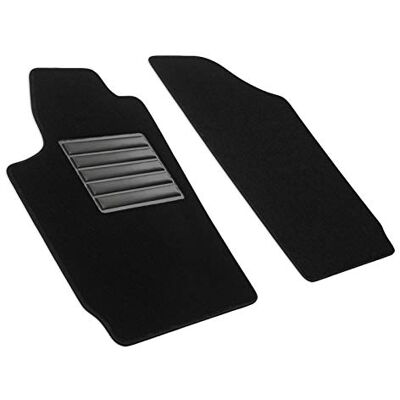 MTM - MDM SP-4041 - Preto - Conjunto de 2 peças - Tapetes automotivos MTM - MDM SP-4041 - Preto - Conjunto de 2 peças - Tapetes automotivos