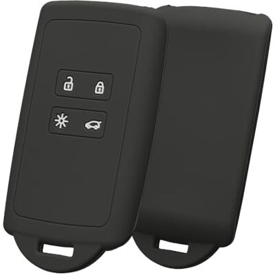 kwmobile Capa de Silicone Compatível com Renault Chave de Carro Smart Key Carcasa Protetora para Chave Capa de Comando de Carro Preto Fosco kwmobile Capa de Silicone Compatível com Renault Chave de Carro Smart Key Carcasa Protetora para Chave Capa de Comando de Carro Preto Fosco