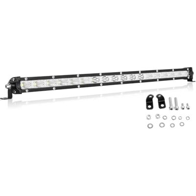 Willpower Barra LED 90 W 51 cm barras de luz de trabalho fila única combinação de ponto inundação 12 V 24 V 6000 K farol LED IP67 impermeável holofote LED carros 4 x 4 tratores caminhos barcos ATV UTV Unica Fila, IP67 Impermeable, 6000K Blanco, para Tra Willpower Barra LED 90 W 51 cm barras de luz de trabalho fila única combinação de ponto inundação 12 V 24 V 6000 K farol LED IP67 impermeável holofote LED carros 4 x 4 tratores caminhos barcos ATV UTV Unica Fila, IP67 Impermeable, 6000K Blanco, para Tra
