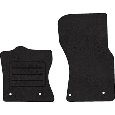 Motohobby Tapetes de veludo para Jaguar F-PACE frontais, preto Motohobby Tapetes de veludo para Jaguar F-PACE frontais, preto