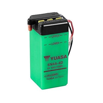 Yuasa Bateria 6N4A-4D aberta sem ácido Yuasa Bateria 6N4A-4D aberta sem ácido