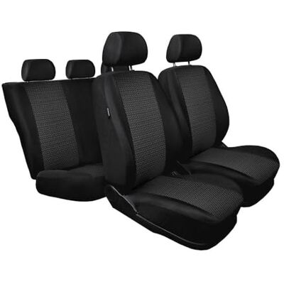 Mossa Fundas de Asientos a Medida aptas para Seat Ibiza III (2002-2008) R1 Hatchback assentos padrão Mossa Fundas de Asientos a Medida aptas para Seat Ibiza III (2002-2008) R1 Hatchback assentos padrão